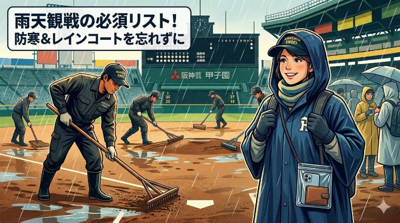 雨の日のセンバツ決勝を楽しむための準備