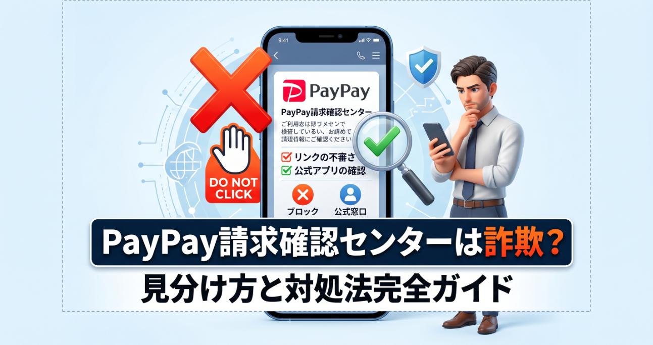 PayPay請求確認センターは詐欺？見分け方と対処法完全ガイド