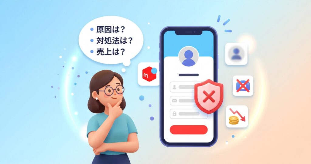 メルカリ一部情報非表示の原因は？対処法と売上影響をやさしく解説