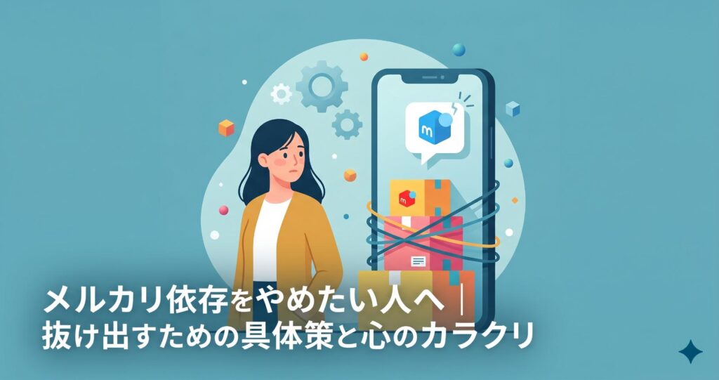 メルカリ依存をやめたい人へ｜抜け出すための具体策と心のカラクリ