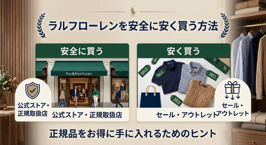 ラルフローレンを安全に安く買う方法