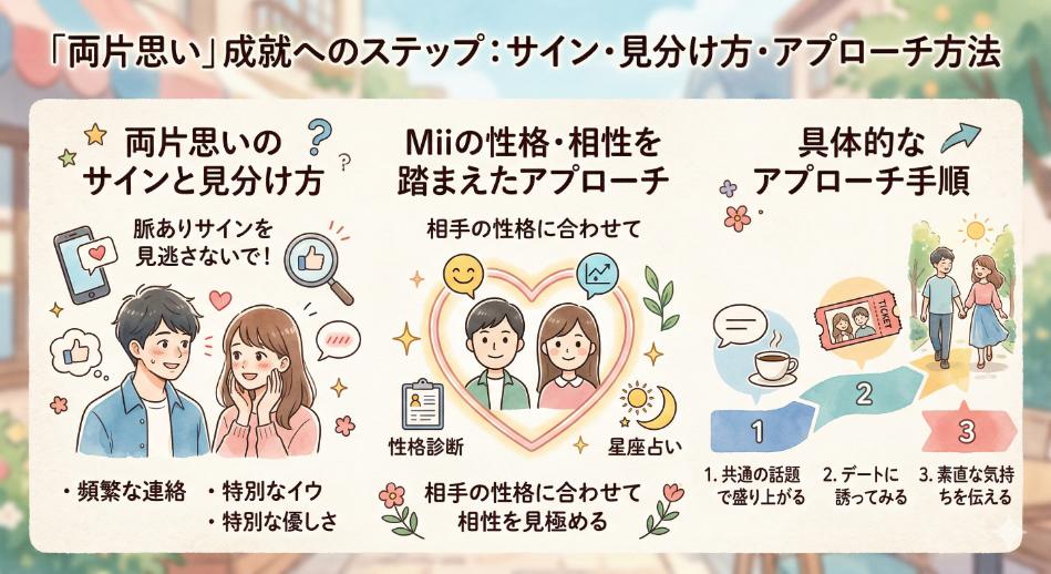 両片思いにする具体的な手順