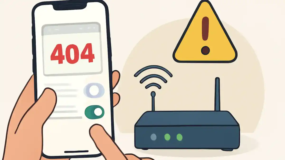 通信とDNSが原因でSafariに404エラーが出るケース