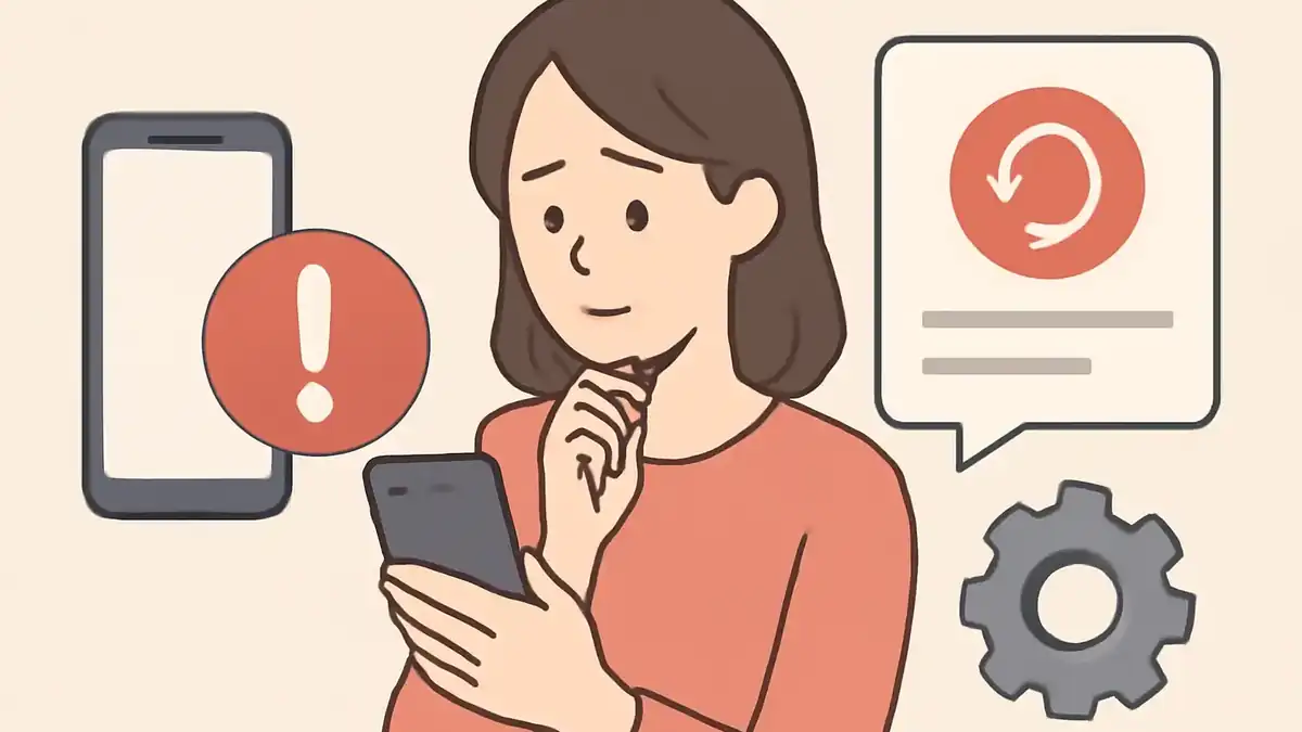 BeReal無制限表示が出たときの対処法を確認するイメージ